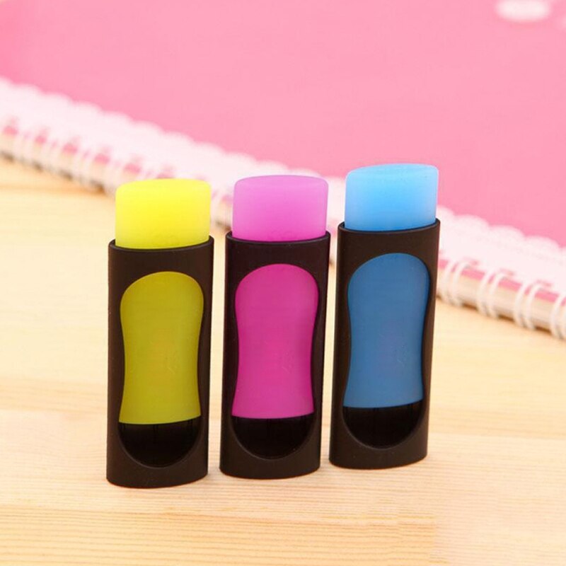 4 unids/lote tinta Goma de fricción para bolígrafo borrable 50mm * 20mm de goma lápiz papelería oficina escuela suministros