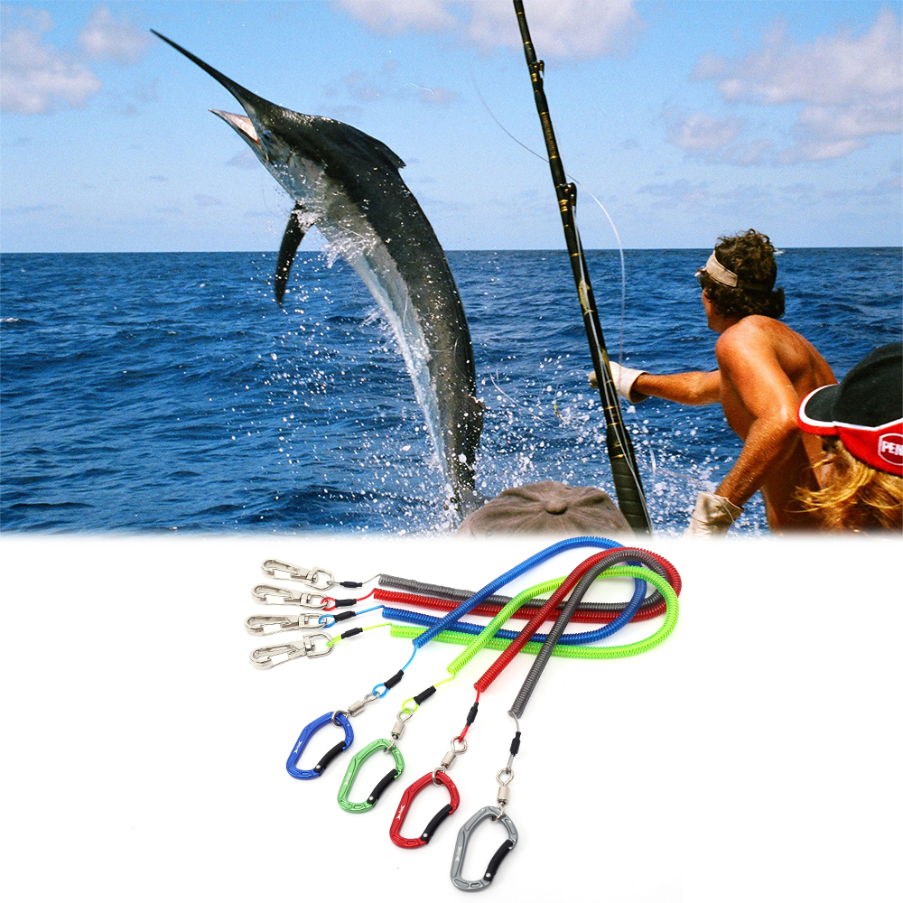 Hercules corde de rétention 2 pièces outils de pêche accessoires 7*7 brins 0.3 fil d'acier rétractable sécurité Camping corde de rétention