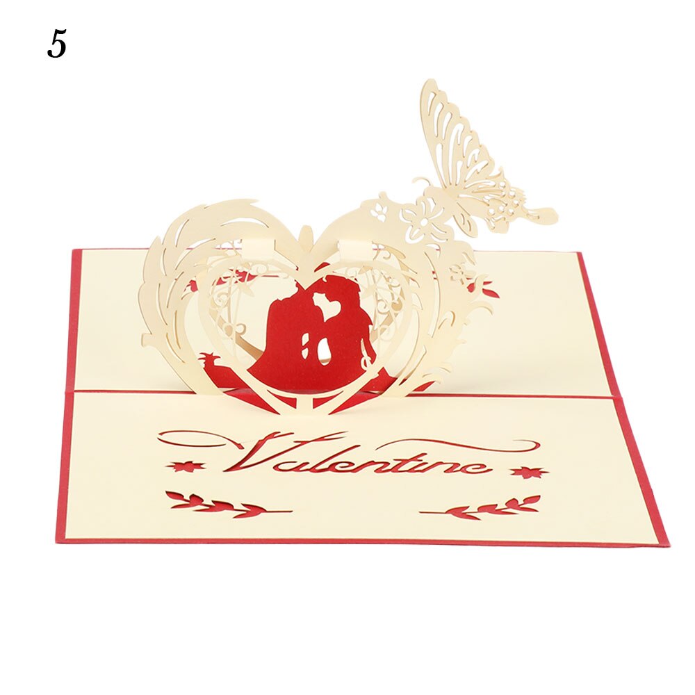 3D Pop-Up Cards Birthday Card for Girl Kids Wife Husband Birthday Cake Greeting Card Postcards Card with Envelope Stickers: 5