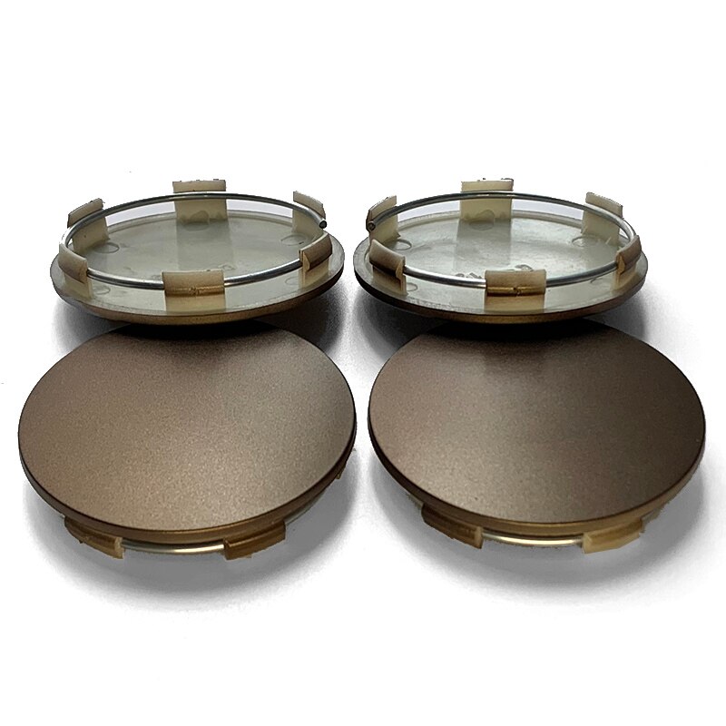 4 Uds bronce 65mm tapa central de rueda de coche para Rays Volk Racing TE37 CE28 RE30 CE28n ZE40 deporte llanta, cubo tapa