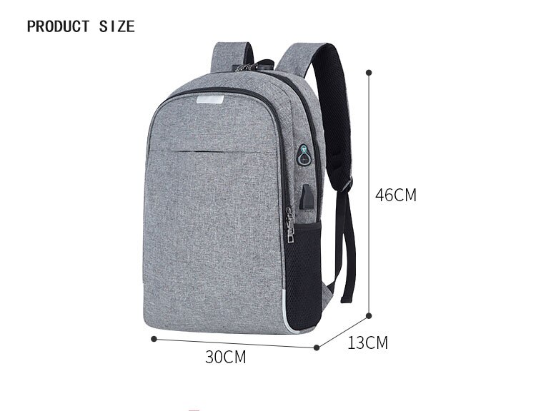OUBDAR 15.6 &quot;Laptop Rucksack USB Ladung Rucksack Reise Daypacks Männlichen Anti Diebstahl Mochila Freizeit Große Kapazität Männer Schul