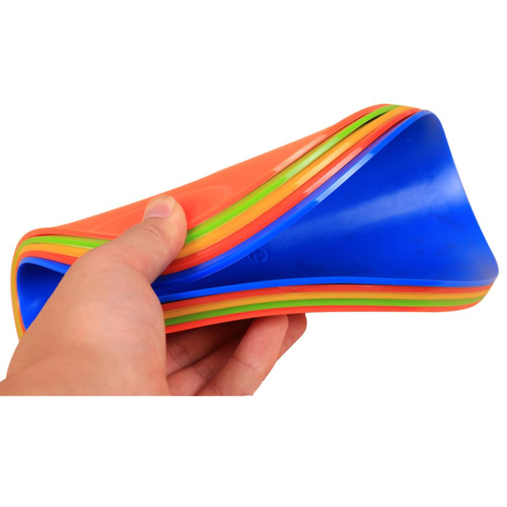Football Training Mark Plates Soft PVC Sport Exercise Traffic Plate Athletes Physical Strength Training Pads Marks