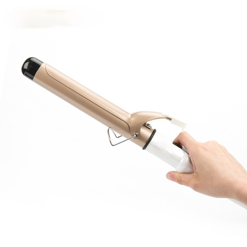 Real Electric Ceramic Hair Curler Lcd Curling Iron Roller Curls Wand Waver Styling Tools