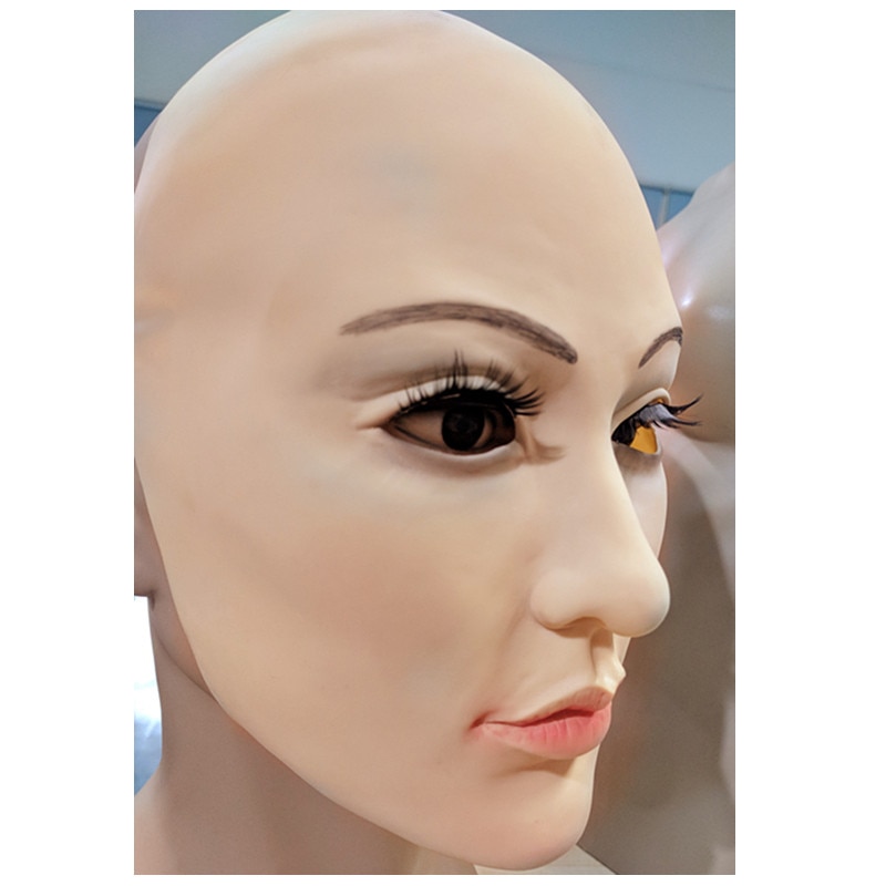 Realistic Human Skin Disguise Self Masks halloween latex realista maske silicone sunscreen ealistic silicone female real Mask