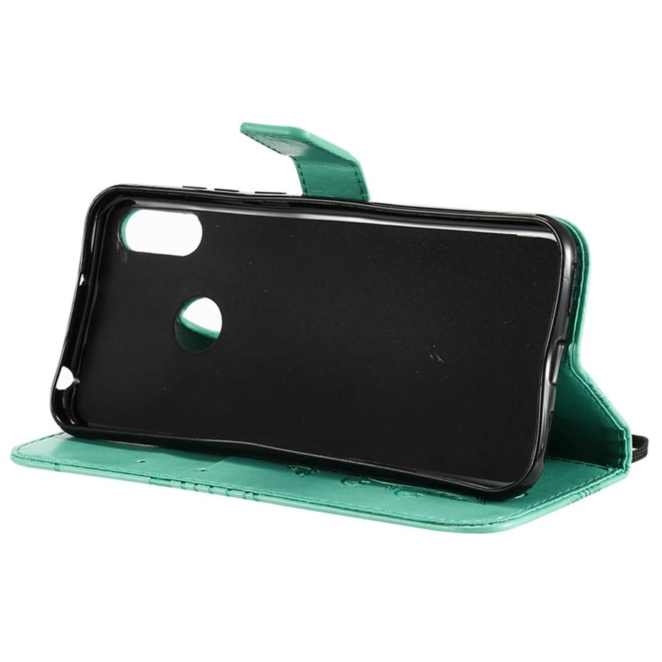 3D Vlinder Flip Case Voor Huawei Honor 8A JAT-LX1 Case Lederen Portemonnee Telefoon Case Voor Huawei Y6 Honor 8A capa Case