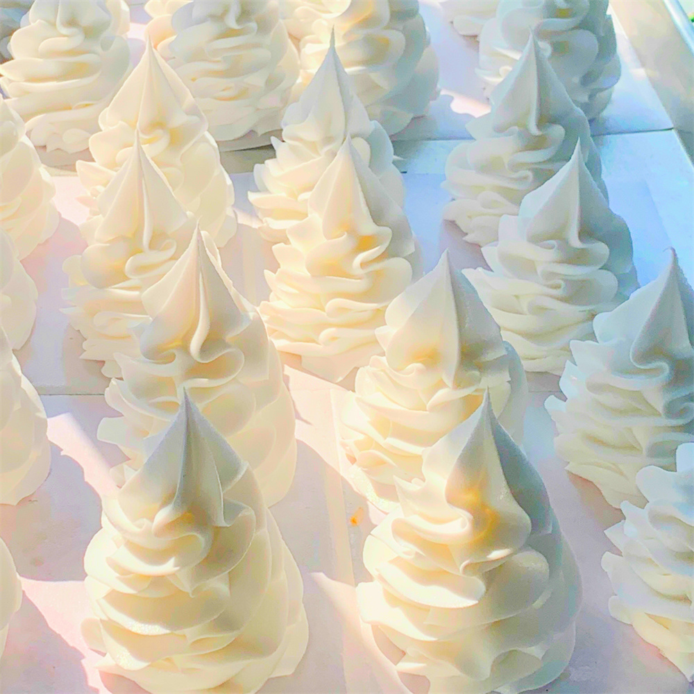 2.3 tum vit original smak mjölkglass populära gör-det-själv handgjorda leksaker lekfönster display provhuvud plastmodell gör-det-själv: Mintgrön