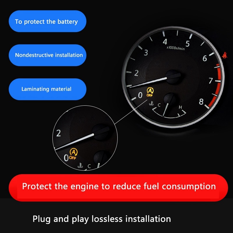 Car Start-Stop Automatic Shut-Off Device Start-Stop Treasure for Nissan Bluebird Teana Sylphy Qijun Qashqai Tiida: Default Title