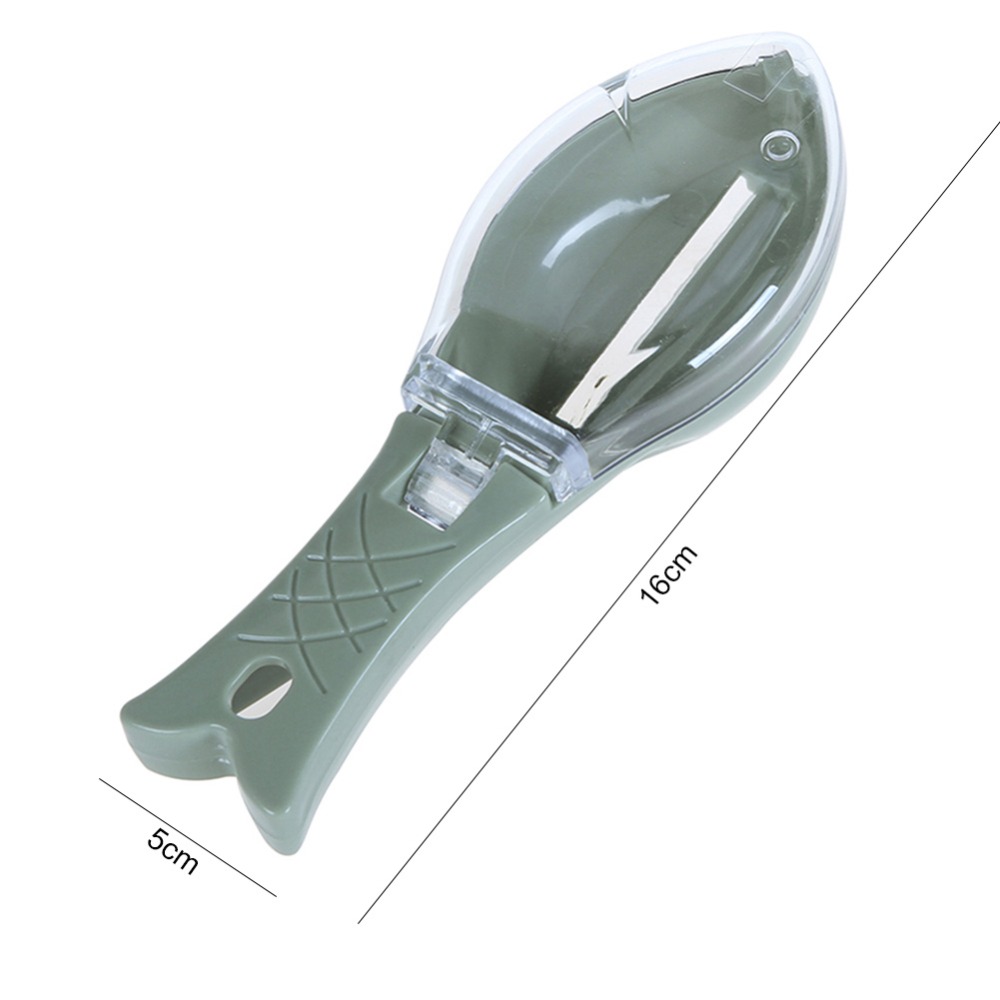 Grattoir à écailles de poisson en plastique, râpe, outil de nettoyage, dispositif de raclage avec couvercle, outils de cuisine à domicile