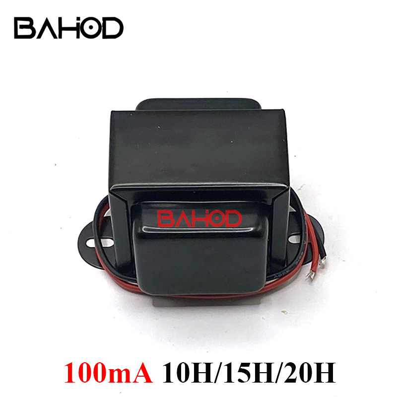 BAHOD 10H 15H 20H 100mA Choke Inductor Transformer EI57*30 Fully Shielded for Vacuum Tube Amplifier Audio