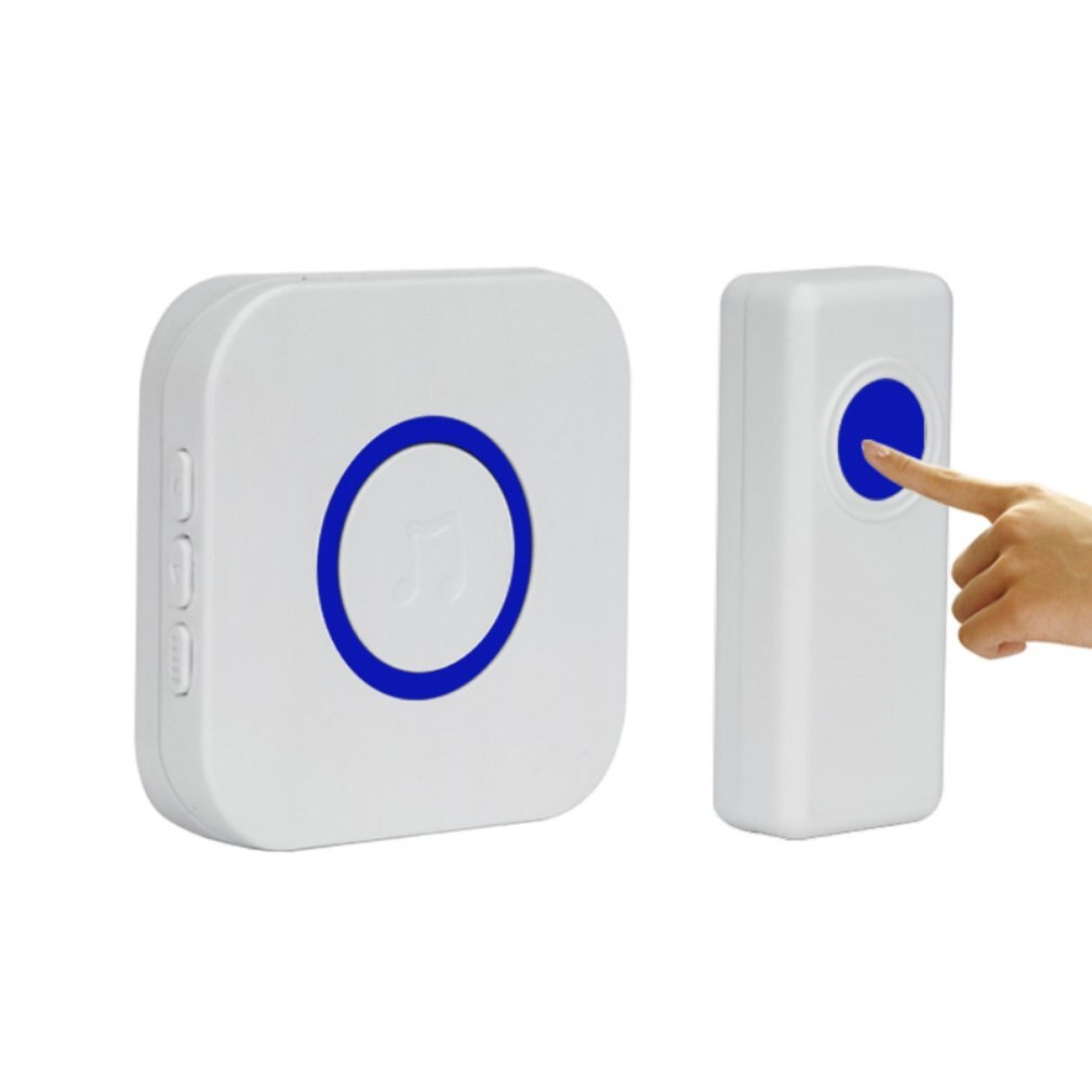 Home Security Welcome Wireless Doorbell Smart Chimes Doorbell Alarm Waterproof Touch Button Electric Supply ACEHE
