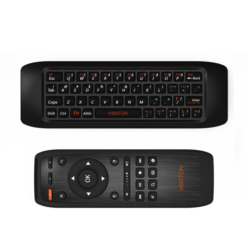 Viboton 2.4G Fly Air Mouse Raspberry Pi 3 Wireless Keyboard Remote Control Learning Keyboard Combo For Android Smart Tv Box Comp: Default Title