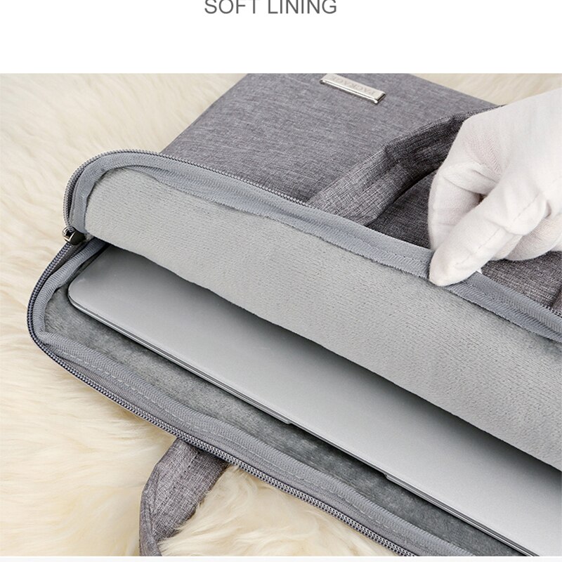 Torba na laptopa kobiety teczki mężczyźni torebki Notebook futerał do przenoszenia dla 11 13 14 15.6 cal komputer torba