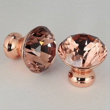 Diamond Crystal Glass Deurknop Ladekast Kast Meubels Handvat Tool Uk