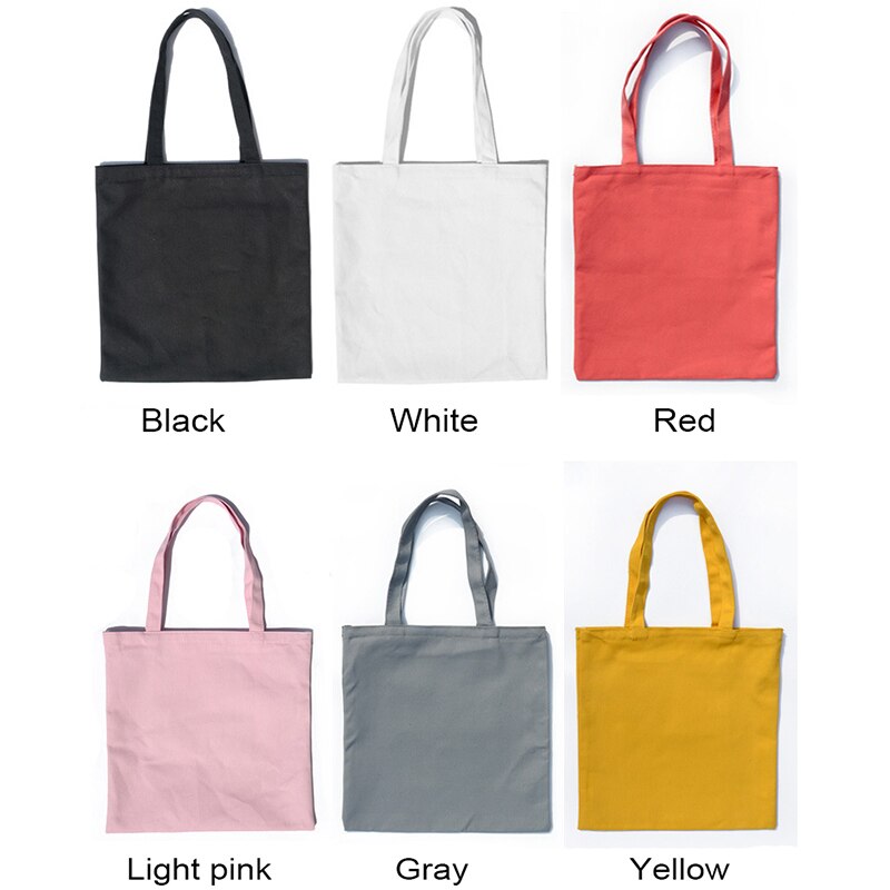 Sacs à bandoulière en toile solide pour femmes, fourre-tout décontracté pour filles, sacs à main de bricolage, sac de shopping