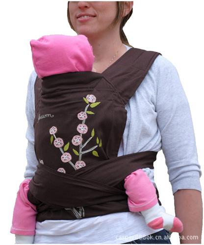 Orangmom officiel butik baby slynge baby rejse slynge børn slynge taske bomuld stribet rygsæk tilbage slynge til baby