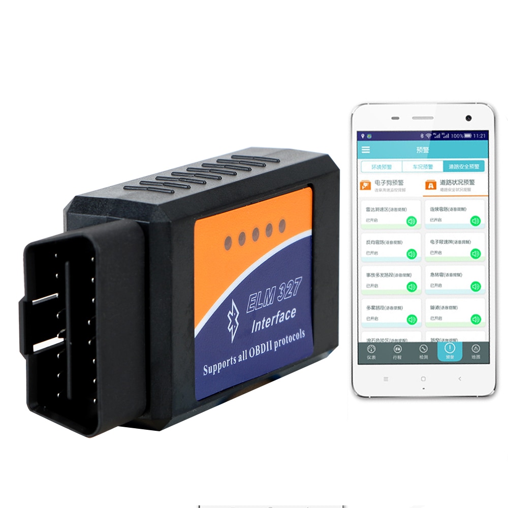 OBD2 Scanner Bluetooth ELM327 Car Diagnostic Tool OBDII Auto Diagnostic Tool ELM327 V2.1 OBD2 Code Reader for Android