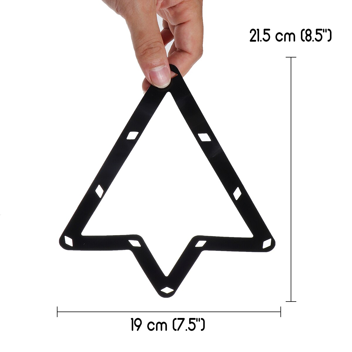 6 pièces/ensemble 9 et 10 boule magique billard balle Rack positionnement billard Table billard queue accessoire noir