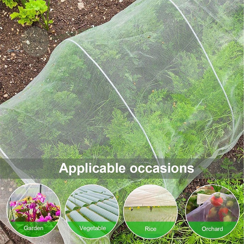 Tuin Insectenbestendig Net, Groente-En Fruitverzorgingshoes, Bloemkas, Insectenbestendig En Vogelbestendig Net, 60 Mesh