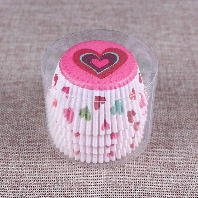100 Stk/set Papier Cake Formulieren Cupcake Liner Bakken Muffin Box Cup Case Party Tray Cakevorm Decorating Gereedschap Muffin Cupcake papier: Default Title