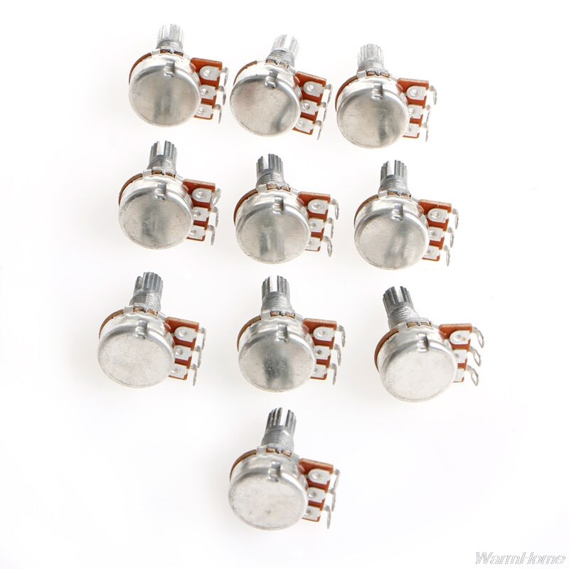 A100K Potentiometer Splined Pot Elektrische Gitaar Bas Effect Amp Tone Volume 15Mm As Onderdelen F20 21