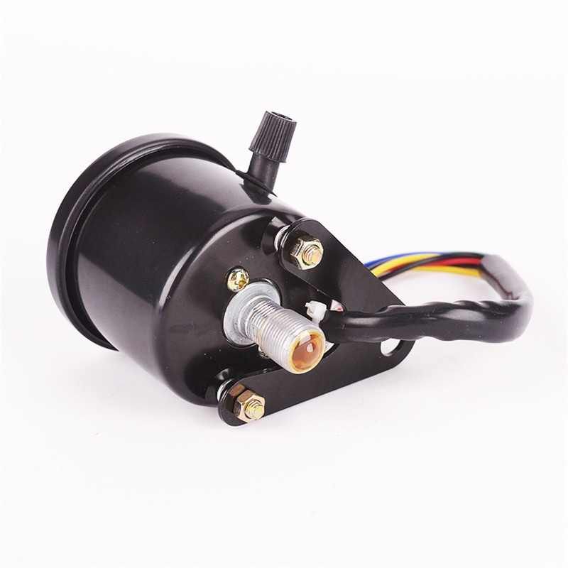 Modified Motorcycle Odometer Motorbike Waterproof LED Speedometer Instrument Retro Double Shell