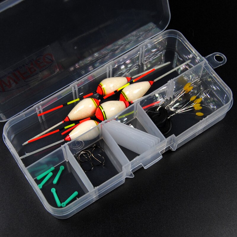 Assorted Mini Float Combo 0.5g ~ 0.8g Pole Fishing Maggot Worm Floats Pond / Lake Ice Fishing Tackles free hooks & stops