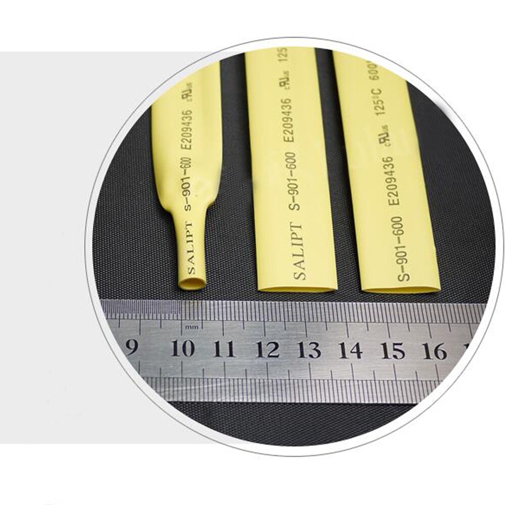 1meters 2:1 Ratio 40mm Heat Shrinkable Tubing Tube Shrinkage Tube Heat Shrink Tubes white/red/green/blue/Transparent/yellow