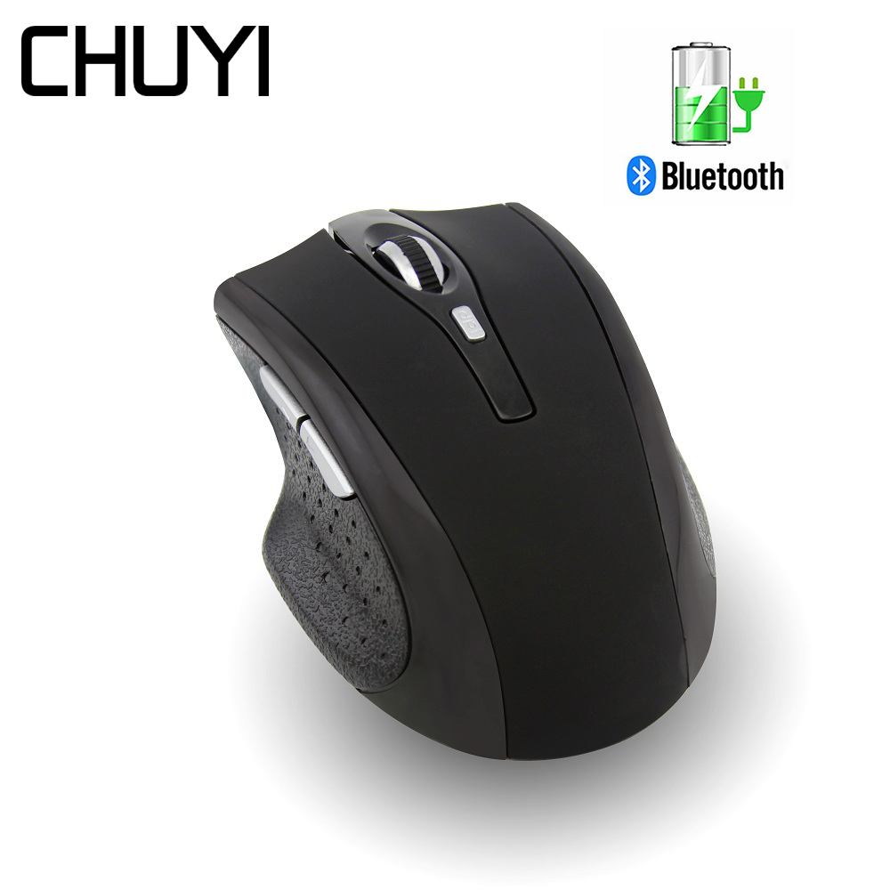 Chuyi Draadloze Bluetooth Muis Oplaadbare Ergonomische Stille Muizen 1600 Dpi Optische Muis Met Polssteun Mouse Pad Voor Pc Laptop
