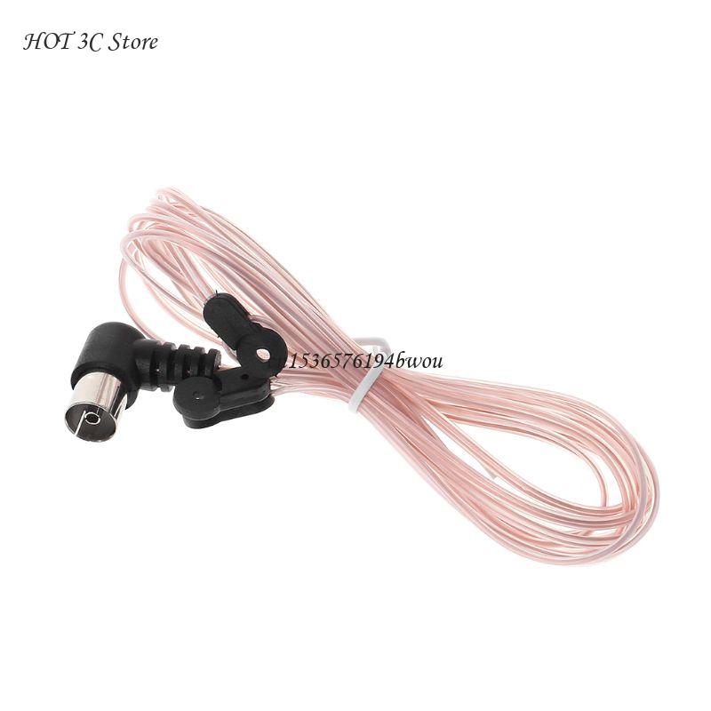 Antenna FM 75 Ohm F Tipo Spina femmina Ricevitore segnale radio stereo domestico Antenna Dropship