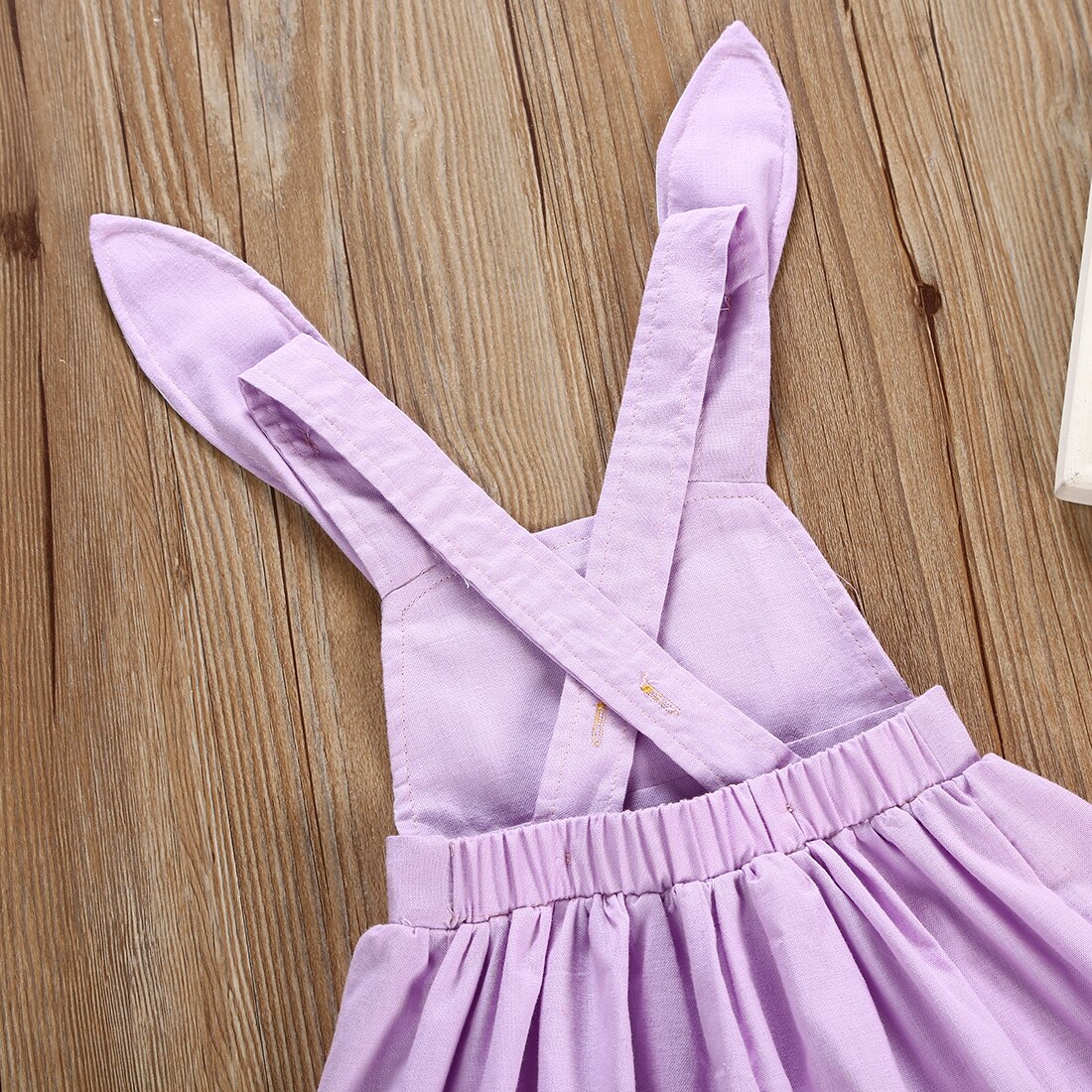 2018 Capretti Appena Nati Del Bambino Della Ragazza Dell'orecchio di Coniglio Pagliaccetto Tuta SleevelessTutu Vestito Vestito Carino Estate Vestiti 3D-4Y