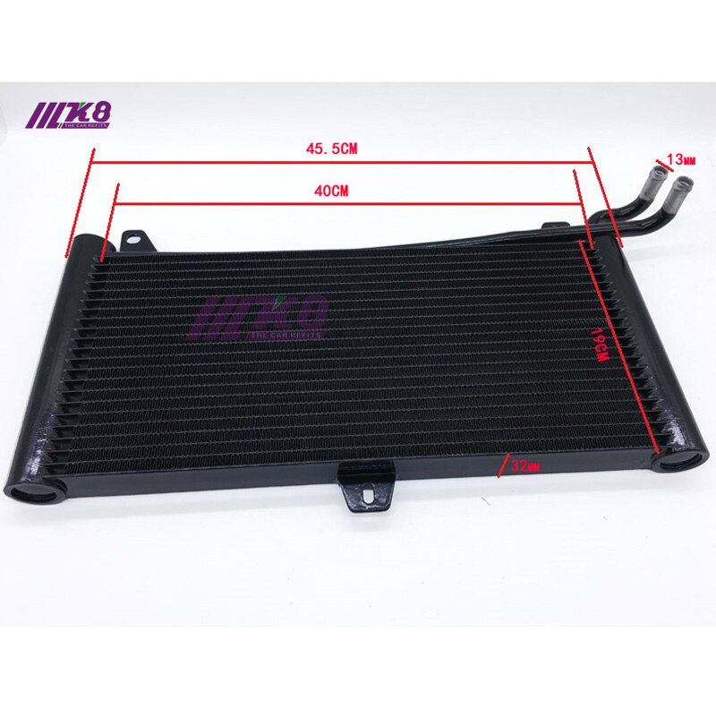 Oil Cooler Aluminum Transmission Oil Cooler Automatic Stacked Plate Oil Cooler Radiator 4 6 8 12 13Row 15Row 22Row