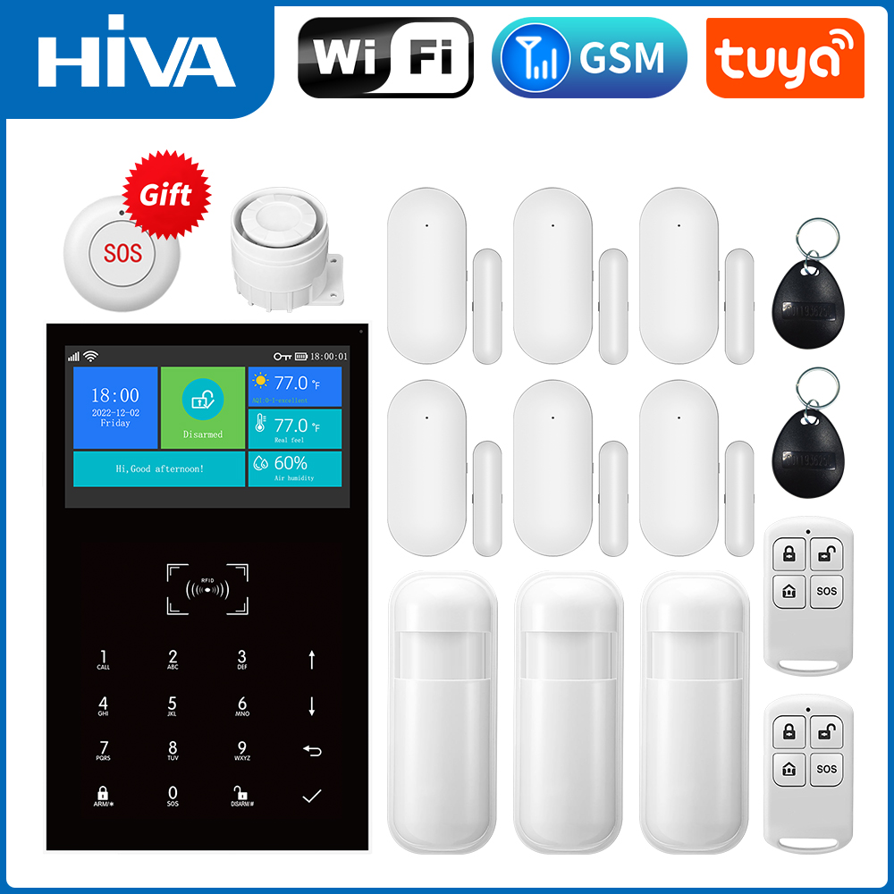 4G Wifi Draadloos Alarmsysteem Tuya Smart Home Kindveiligheid Thuis Antidiefstalsysteem Smart Life App Controle Werkt met ALexa PG-109