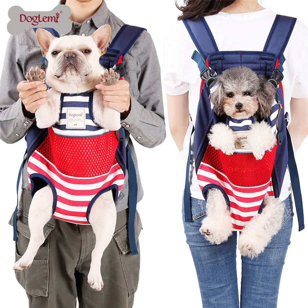 Dog Carrier Pet Dog Cat Carrier Backpack Travel Carrier Front Chest Large Portable Bags for 12kg Pet Outdoor Transportin