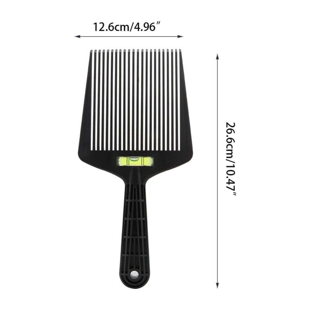 Flat Top Comb Short Hair Trimming With Liquid Balance Dyeing Hair Cutting Styling Tool Anti-slide Handle Comb