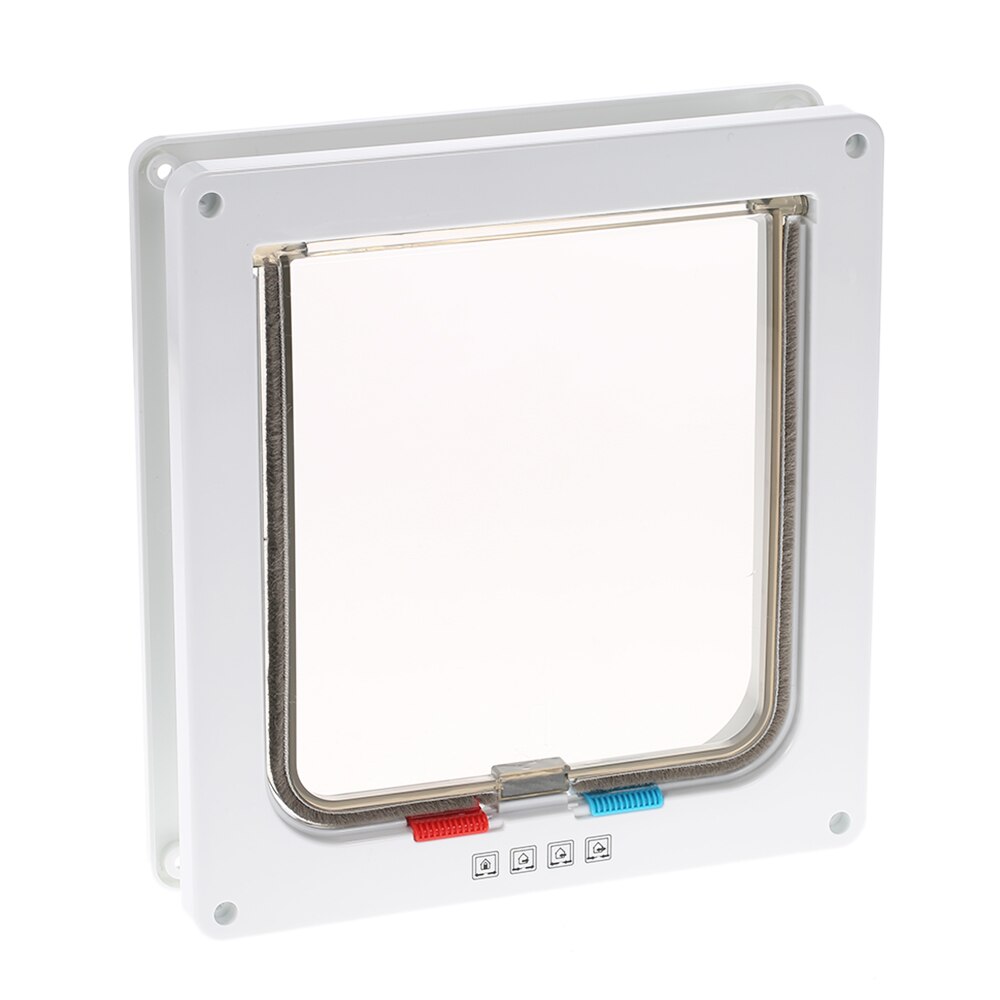 4-Way Locking Pet Door W/ Smart switches keep the ... – Vicedeal