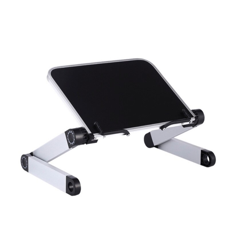 Creatieve Aluminium Metal 360 Graden Verstelbare Lezen Boekenplank Computer Notebook Klaptafel Student Lezen Beugel: Black