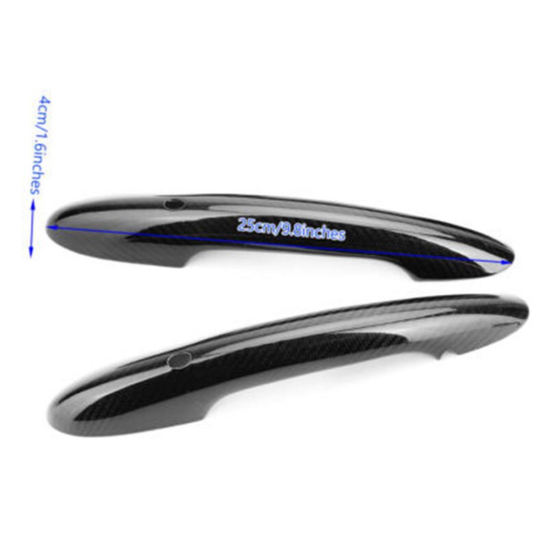 Carbon Fiber Protect Door Handle Cover Accessories with Keyhole for Mini Cooper F55 F56 F54 F60 R55 R56 R60 Countryman