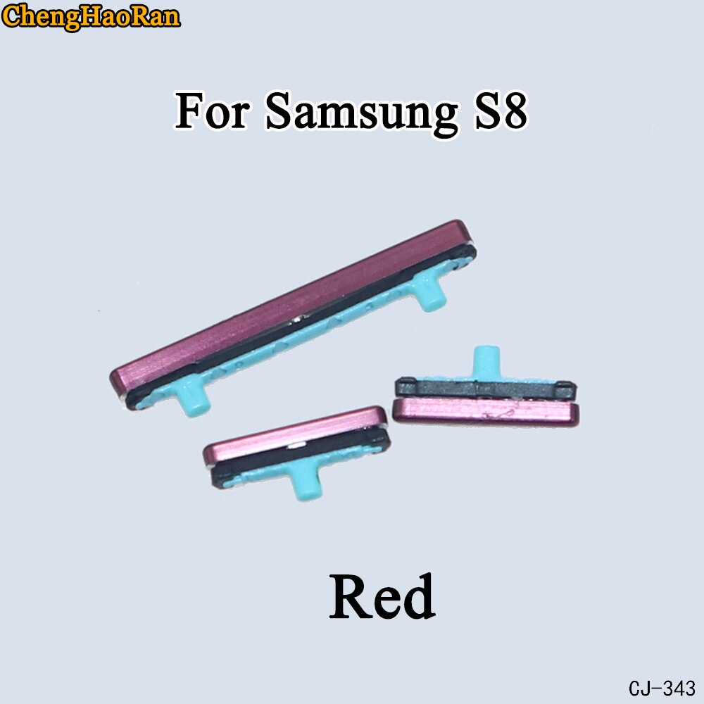 ChengHaoRan 1einstellen Für Samsung Galaxis A3 A5 A720 520 320 S8 A530 Telefon Gehäbenutzen Rahmen Volumen Energie-Geschmack Seite schlüssel: S8-rot