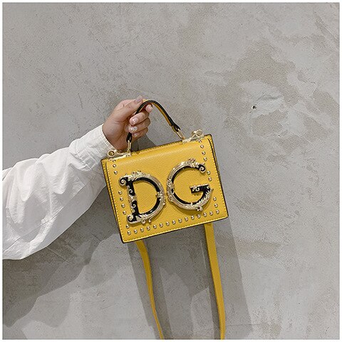 Torebki i torebki dla kobiet 2021 Crossbody torba znanych marek skrzynki luksusowy projektant torebki krokodyla wzór: YELLOW