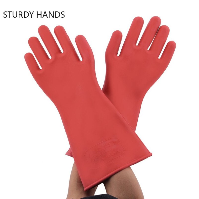 Gants de protection en caoutchouc Anti-électricité, isolant électrique haute tension, gants de travail de sécurité pour électricien