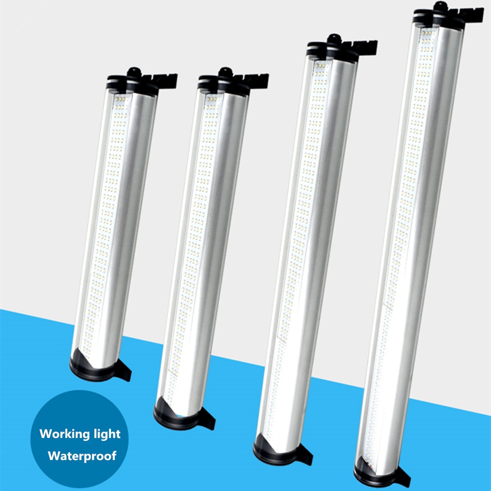 Cylindrisk cnc drejebænk lang stribe lampe 24v vandtæt cnc bearbejdningscenter maskine led maskin lampe 220v