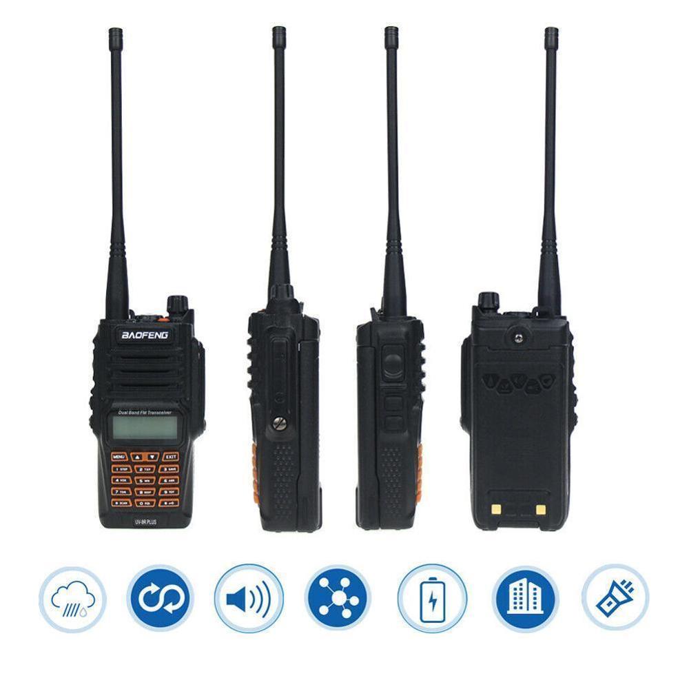 Baofeng UV-9R Plus étanche IP57 talkie-walkie voie CB jambon haute portable km 1-15 deux longue portée de UV9R-ERA Radio V8C6