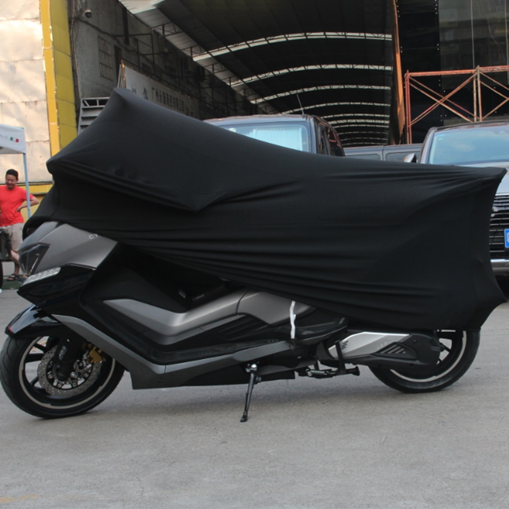Kkmoon motorcykelskydd universal utomhus uv-skydd hela säsongen vattentät cykel regn dammtätt mopedskydd