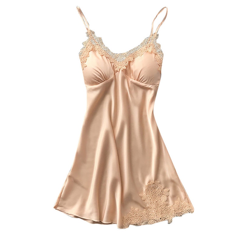 Vrouwen Sexy Kant Lingerie Nachtkleding Ondergoed Robe Babydoll Nachtkleding Jurk FemmeDe Nuit Camisola Da Mulher Da Noite QB2