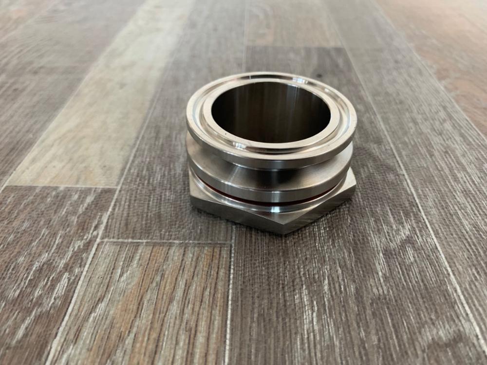 Bulkhead Compression Fitting 1.5” and 2" TC homebrew Weldless Bulkehad 304 Stainless Steel Homebrew Kettle Bulkhead