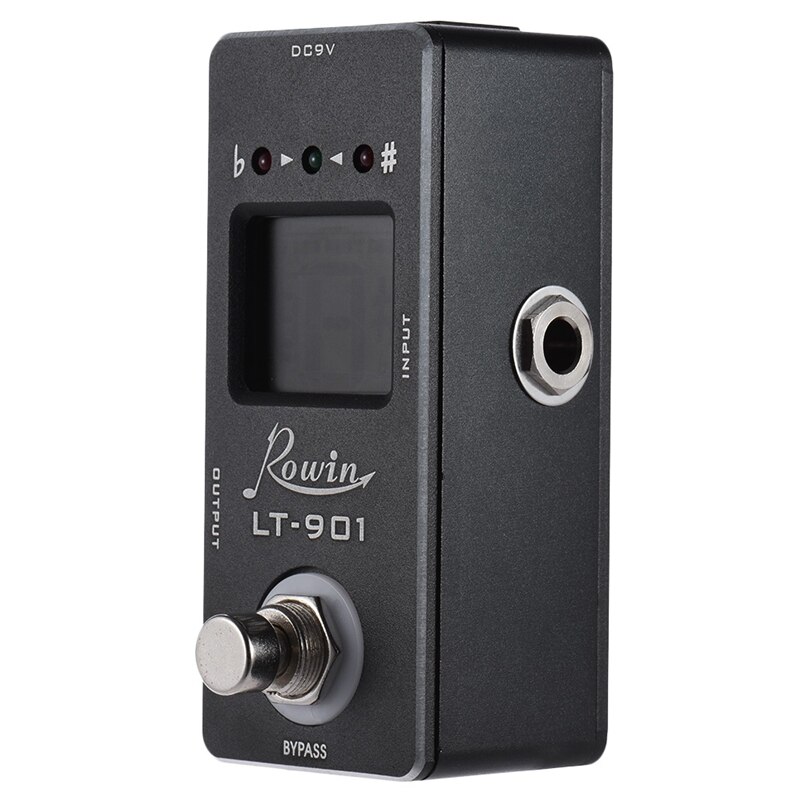 Lt-901 Guitar Tuner Effect Pedal Mini Chromatic True Bypass Lcd Display Digital Pedal Guitar Parts Accessories: Default Title