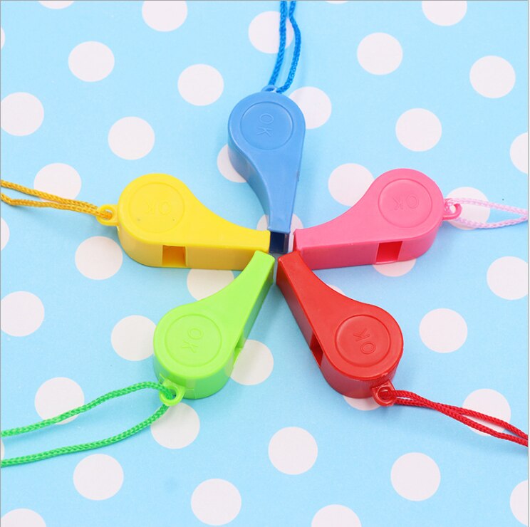 Kinderen Fluitje Plastic Fluitje Met Draagkoord Voor Boten, Raft,Party, sport Games Emergency Survival Alle Items