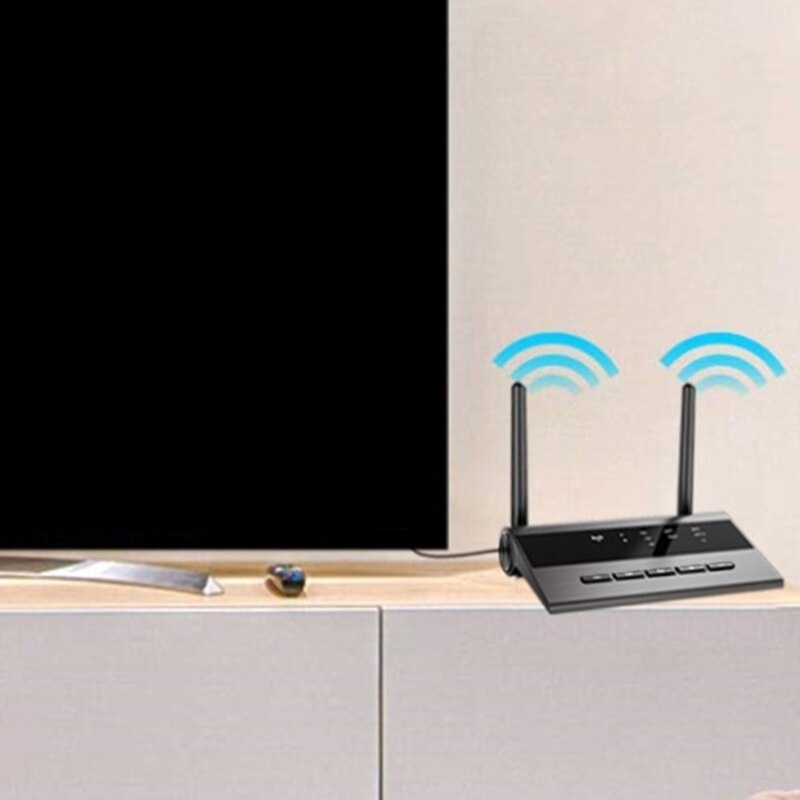 Lang rekkevidde bluetooth sender mottaker lav latens aptx dual trådløs lenke høyttaler hd o