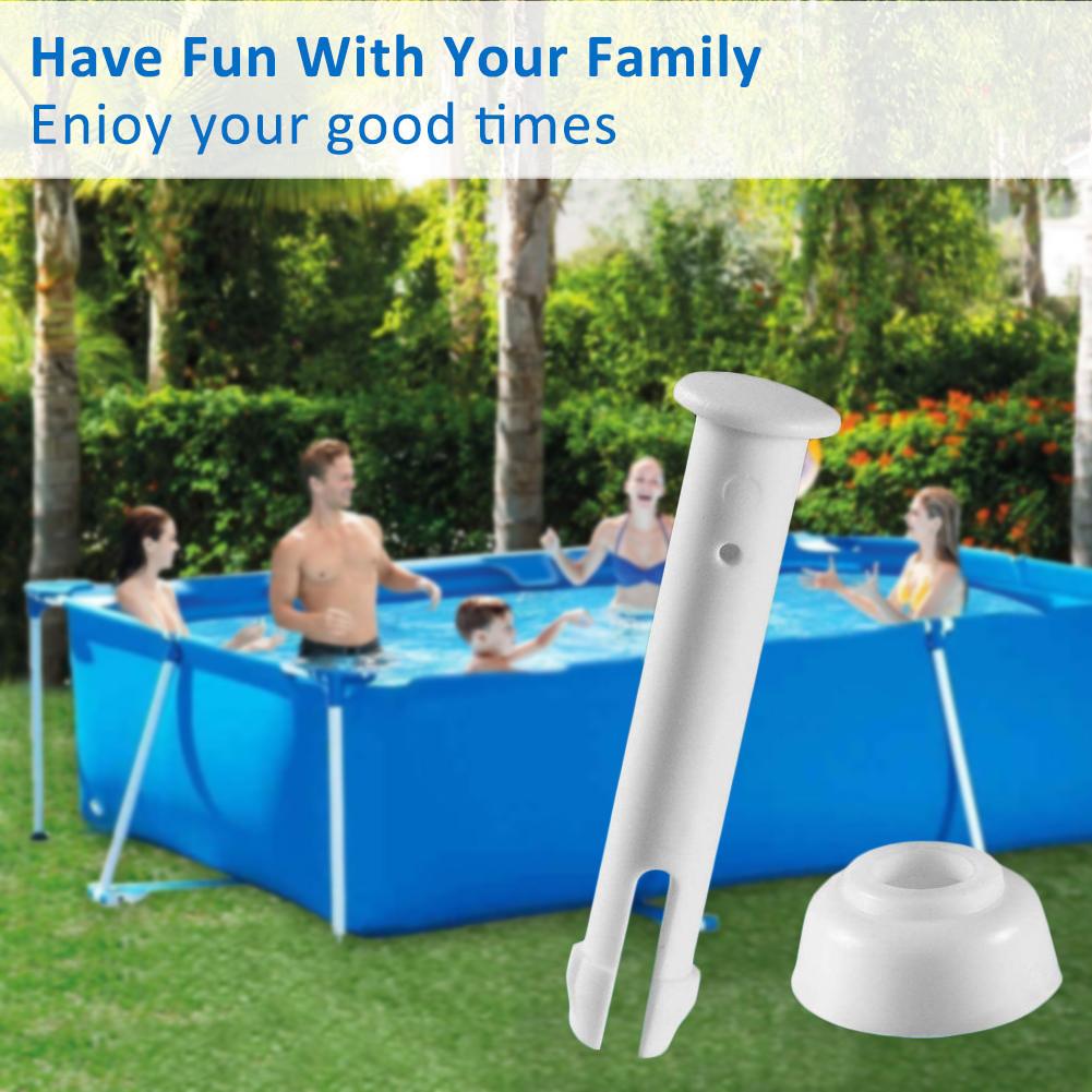 12 stk plast pool samlingsstifter gummitætninger metalramme pool reservedele 28270-28272