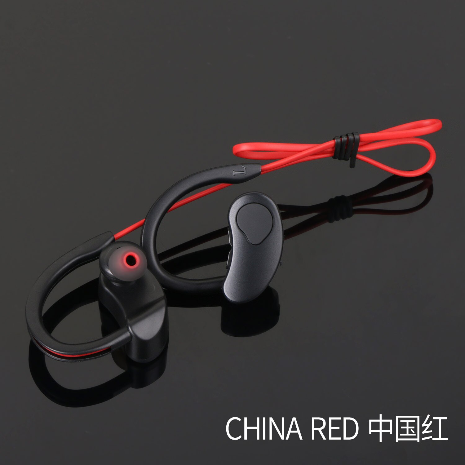Auricolari Bluetooth K100 - Cuffie Sportive Wireless - Suono Stereo HiFi: Rosso
